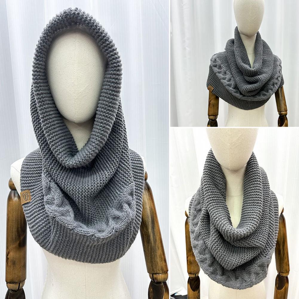 Men'S Fashion With Hat - Kış örgü eşarp kadın erkek şapka