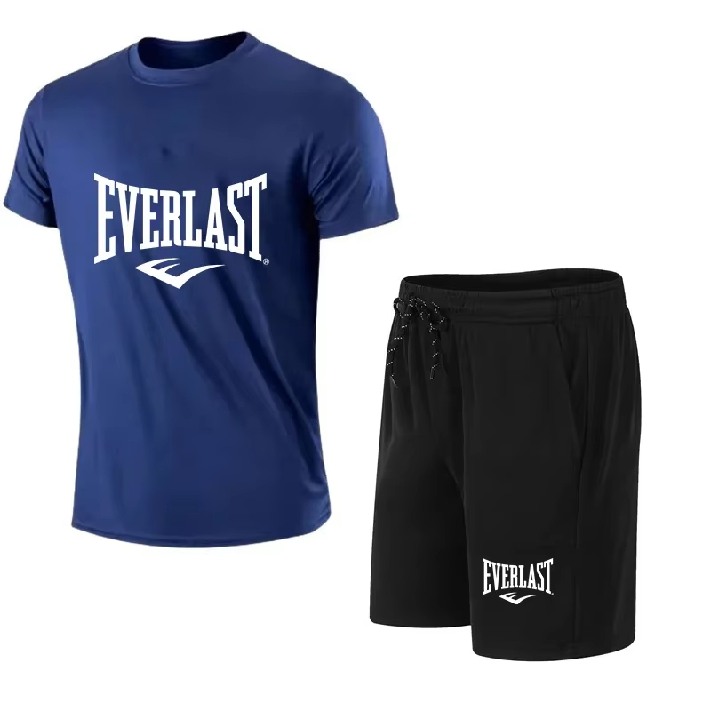 Men'S Fashion Trends 2025 - EVERLAST erkek tişört + şort 2