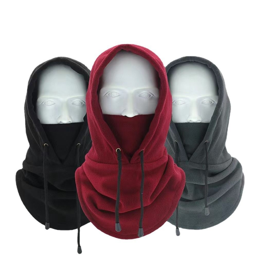 Men'S Fashion With Hat - Moda Polar Polar Balaklava Isıtıcı Rüzgar