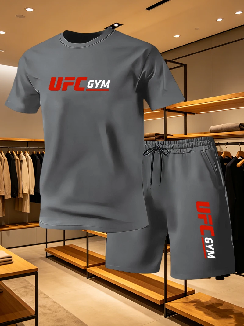 Quality Men'S Fashion - Erkek Moda Tişört Şort UFC Günlük