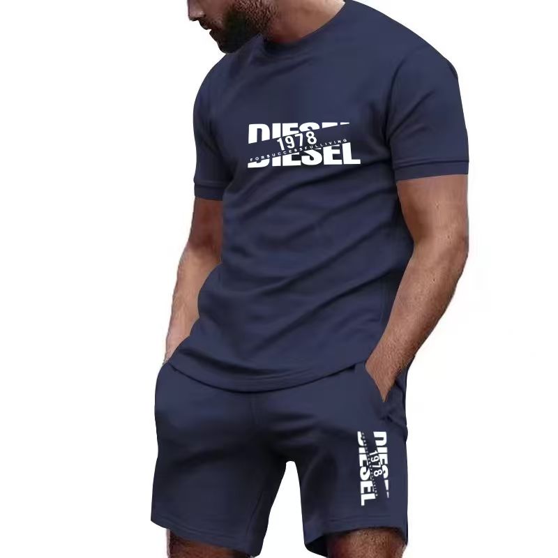 Quality Men'S Fashion - 2026 yeni yaz erkek tişörtü+şort takımı