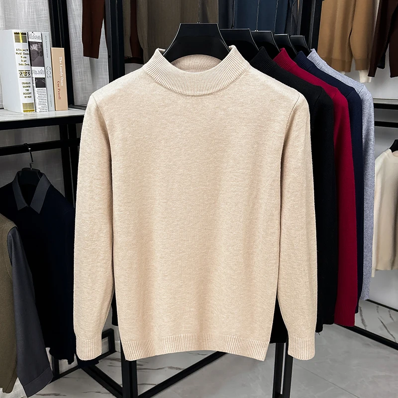 Knitted Cardigan Men - Erkekler İçin Normal Kesim Balıkçı Yaka