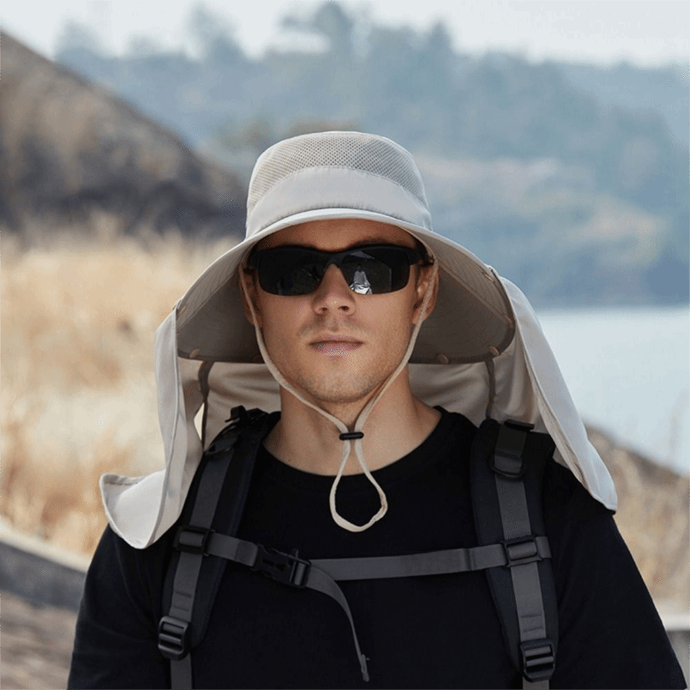 Men'S Fashion With Hat - Moda kumaş erkek güneş şapkası büyük