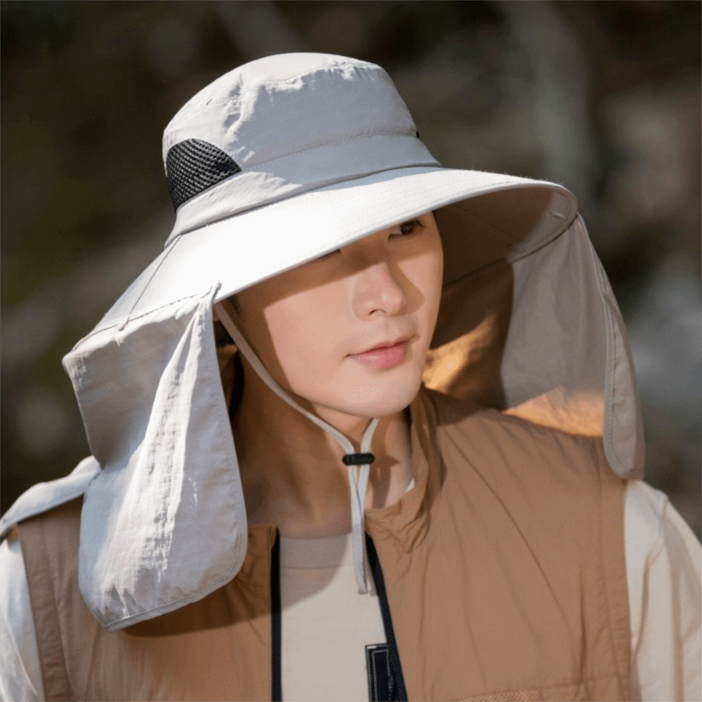 Men'S Fashion With Hat - Moda kumaş erkek güneş şapkası büyük