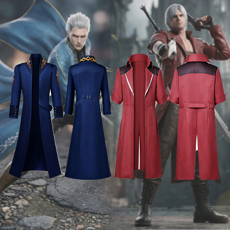 Trench Coat Men - Devil May Cry 3 Dante Vergil