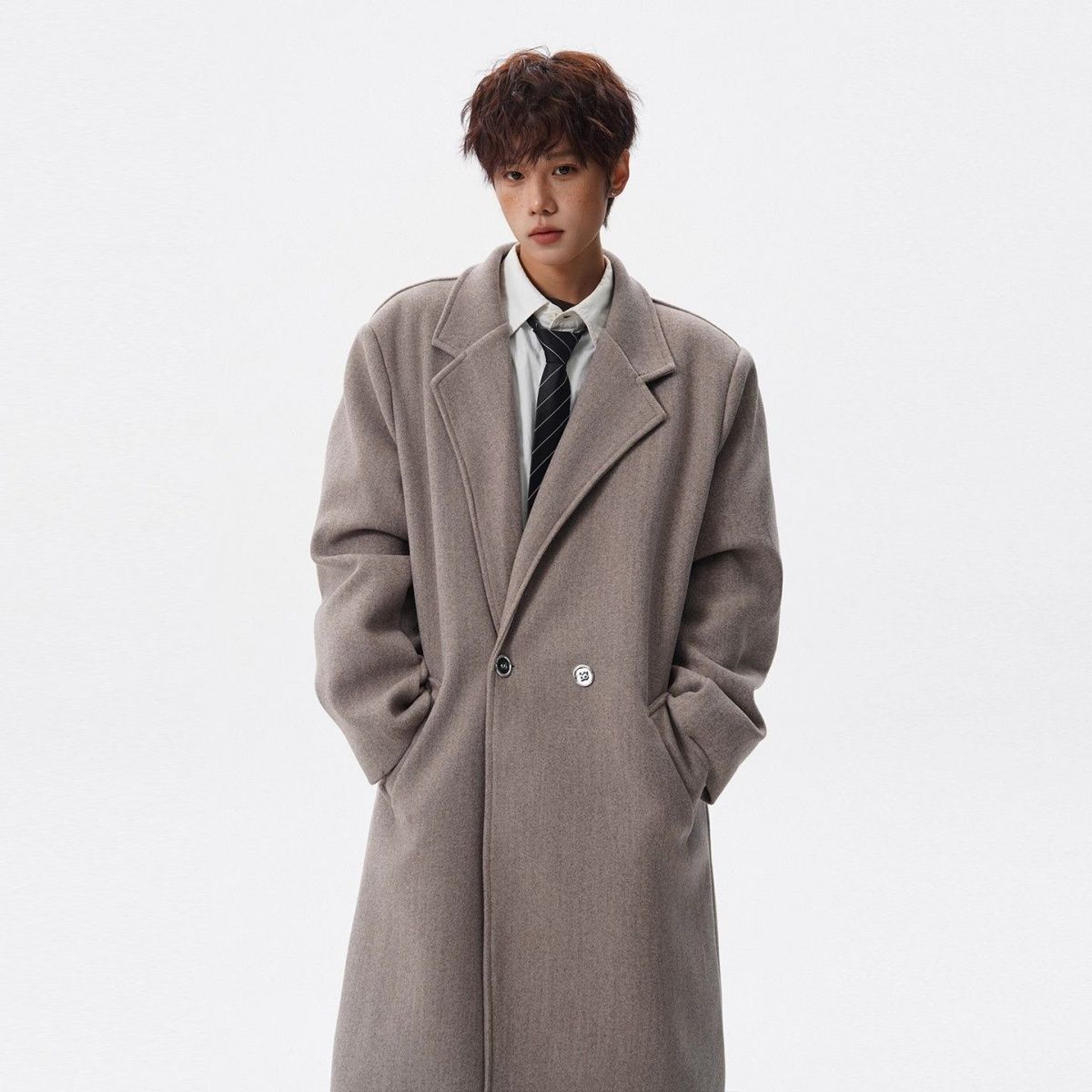 Men'S Fashion Reviews - Yün Karışımlı Kaban Kore İncelemeleri Birçok