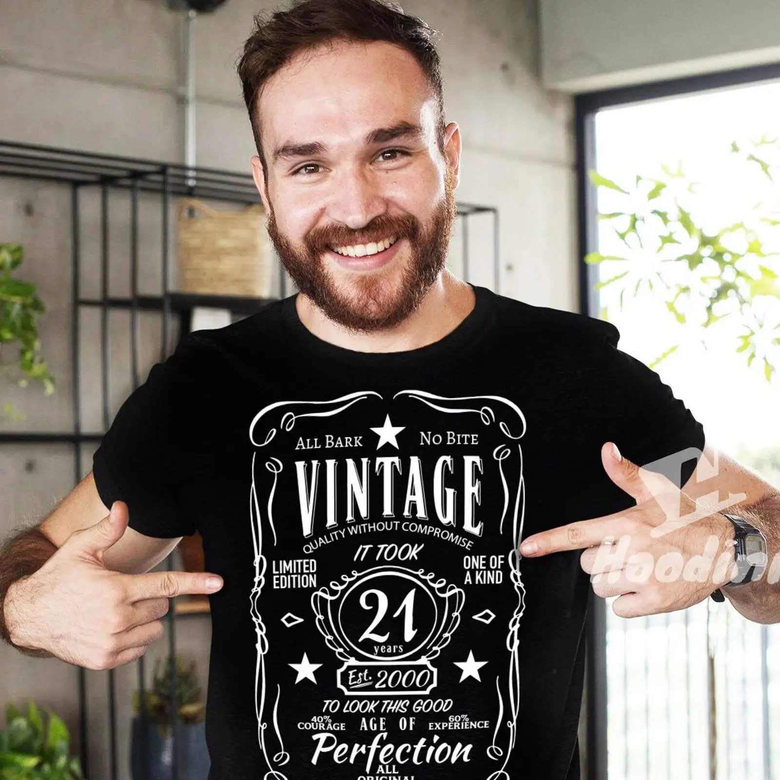 Men'S Fashion Year 2000 - Vintage Est 2000 21. Doğum Günü
