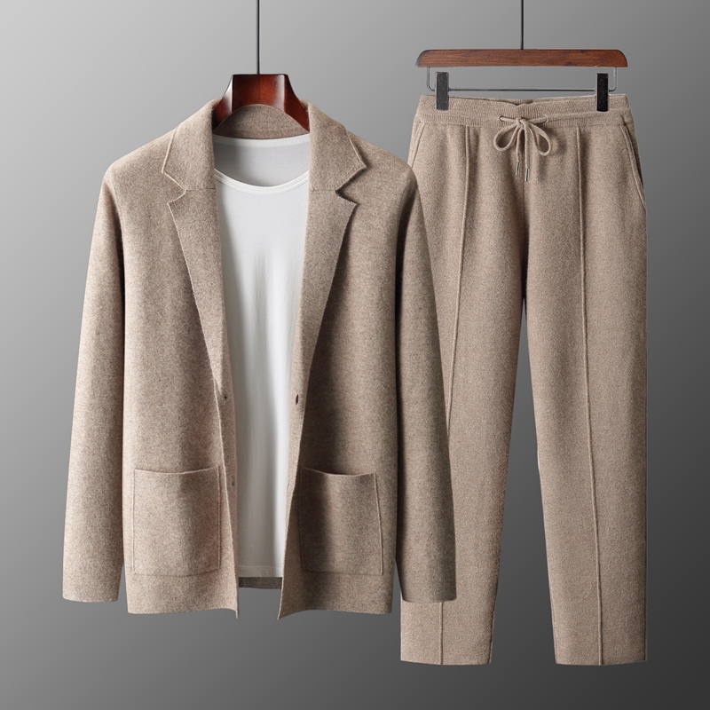 Knitted Cardigan Men - MVLYFLRT erkek Sonbahar Kış Kalın %
