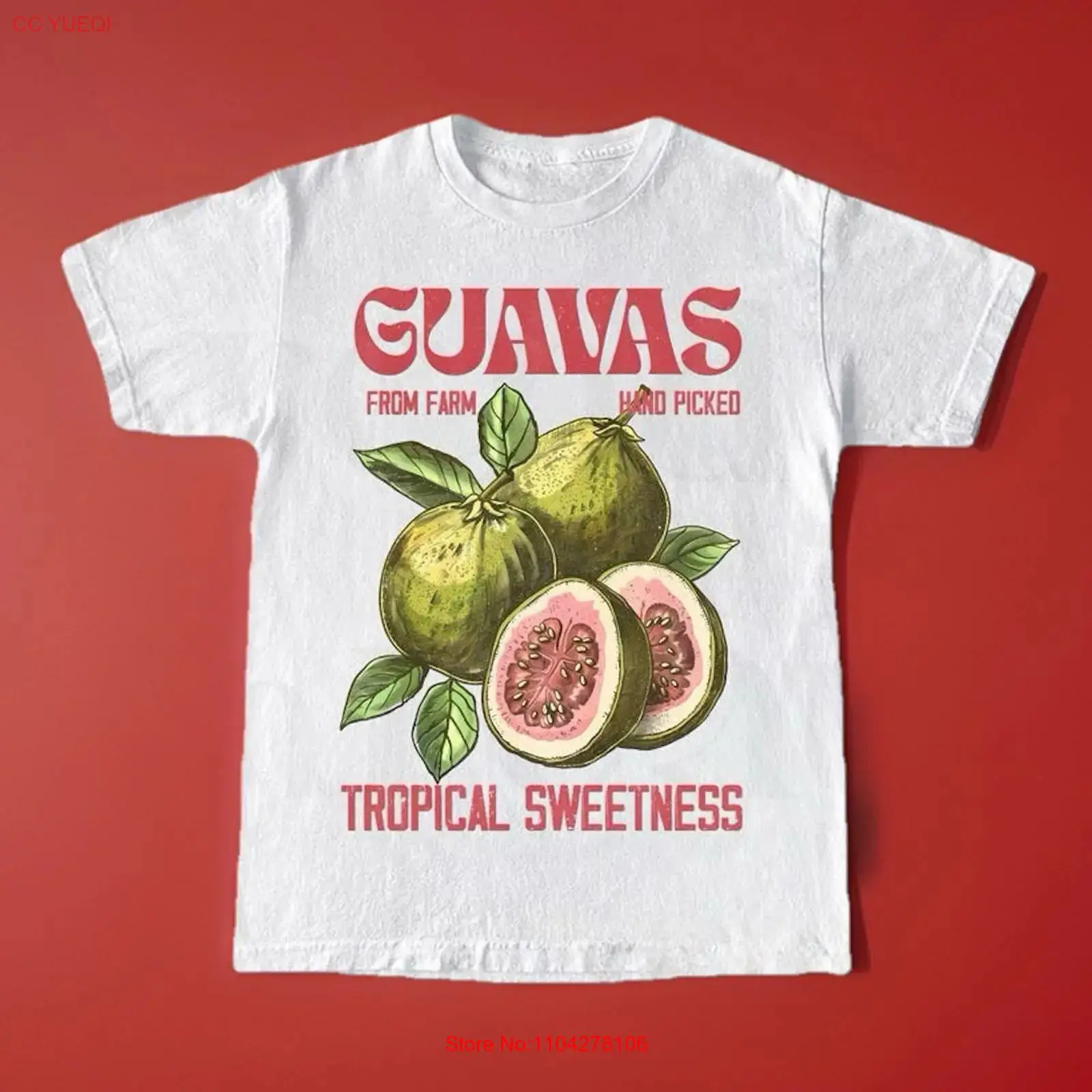 Guavas Retro Ticari Tişört Yen - Men'S Fashion Labels incelemesi ve fiyatı