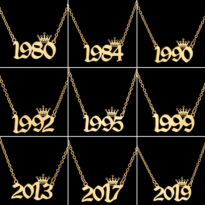 Paslanmaz Çelik Taç Yıl Numara - Men'S Fashion Year 2000 incelemesi ve fiyatı