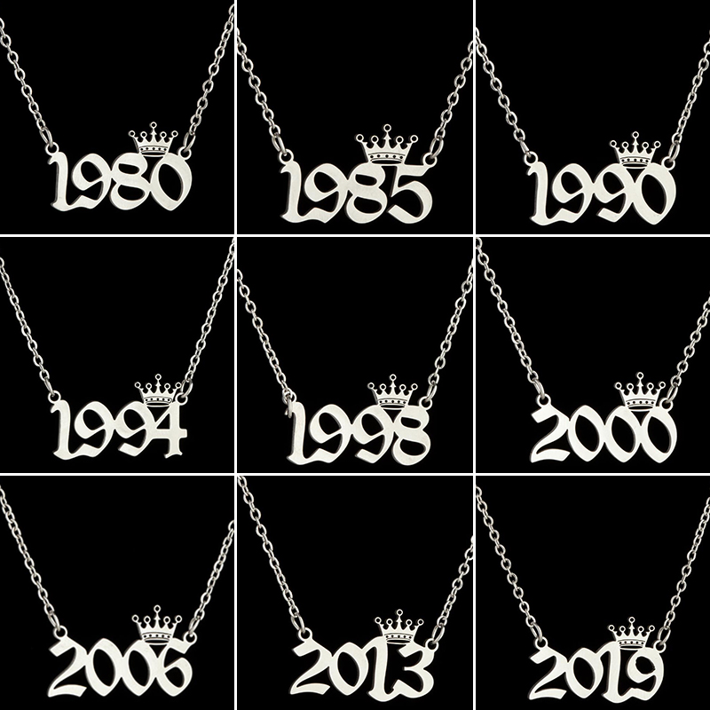 Paslanmaz Çelik Taç Yıl Numara - Men'S Fashion Year 2000 incelemesi ve fiyatı