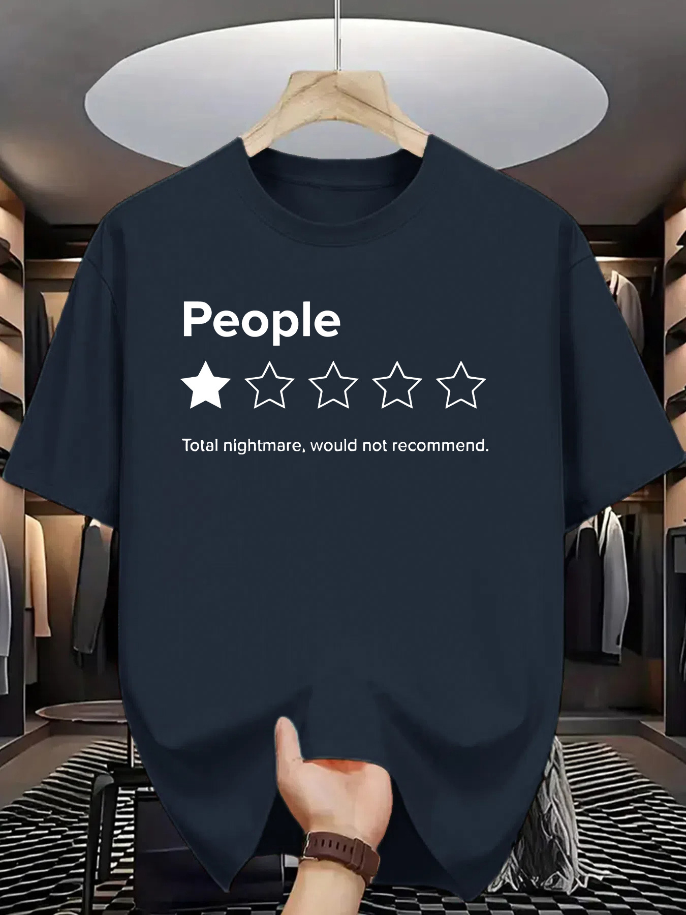 People 1 Star Review Baskılı G - Men'S Fashion Reviews incelemesi ve fiyatı