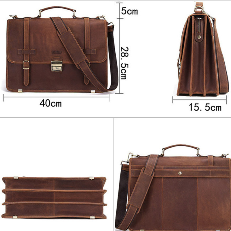 New Fashionable Leather Briefc - Mens Fashion In 40S incelemesi ve fiyatı