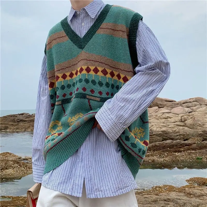 Yelek Kore Moda Örgü Yelekler  - Men'S Fashion Reviews incelemesi ve fiyatı