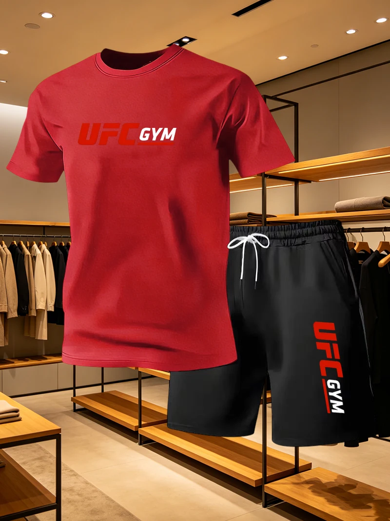 Erkek Moda Tişört Şort UFC Gün - Quality Men'S Fashion incelemesi ve fiyatı