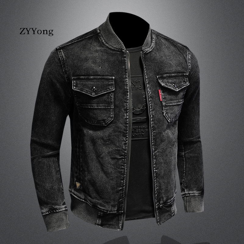 Standı yaka bombacı pilotu siy - Bomber Jacket Men incelemesi ve fiyatı