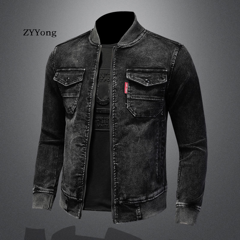 Standı yaka bombacı pilotu siy - Bomber Jacket Men incelemesi ve fiyatı