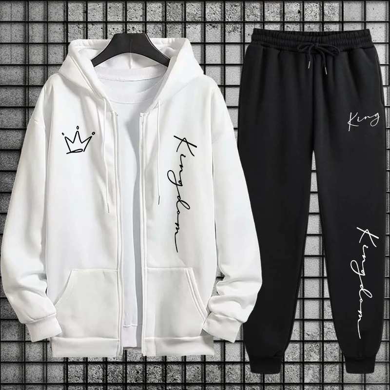 Kral Baskılı Kapüşonlu Üst ve  - Quality Men'S Fashion incelemesi ve fiyatı