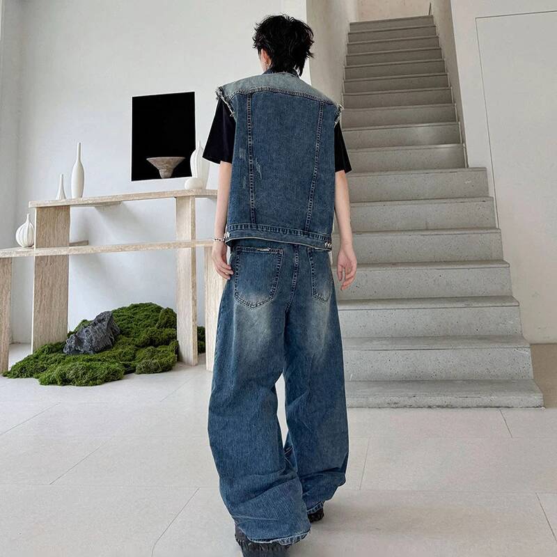 LUZHEN 2026 Yaz Denim Iki parç - Men'S Fashion For Summer 2026 incelemesi ve fiyatı