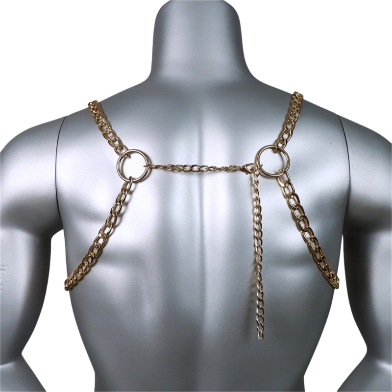 Erkek Seksi Metal Gövde Göğüs  - Fashion Harness Men incelemesi ve fiyatı
