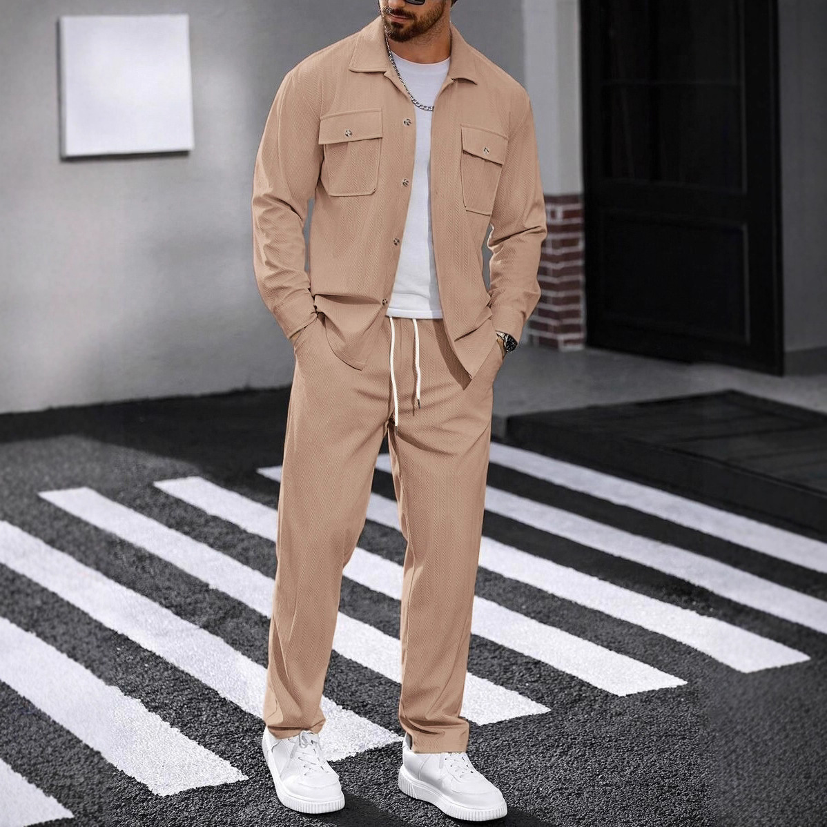 Yeni İlkbahar ve Sonbahar Günl - Knitted Cardigan Men incelemesi ve fiyatı
