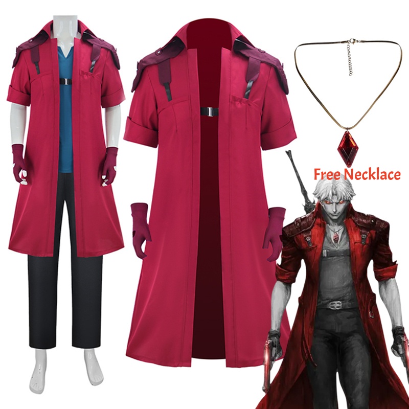 DMC5 Devil May Cry Dante Cospl - Trench Coat Men incelemesi ve fiyatı