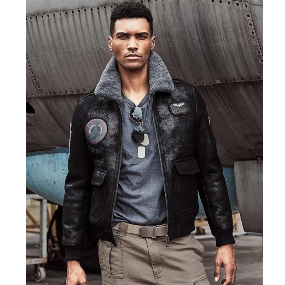 Erkek Kürklü Ceket B3 B6 Erkek - Bomber Jacket Men incelemesi ve fiyatı