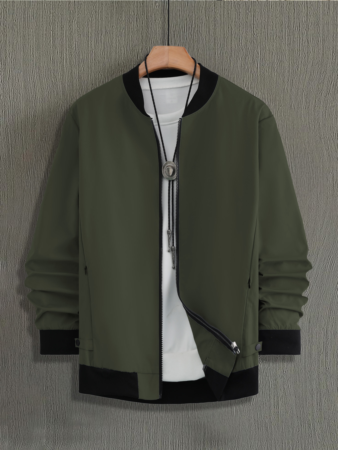 Beyzbol Yaka Bomber Ceket Erke - Bomber Jacket Men incelemesi ve fiyatı