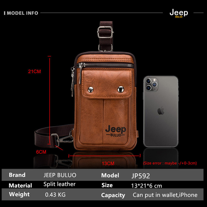 JEEP BULUO Küçük Çok fonksiyon - Fashion Harness Men incelemesi ve fiyatı