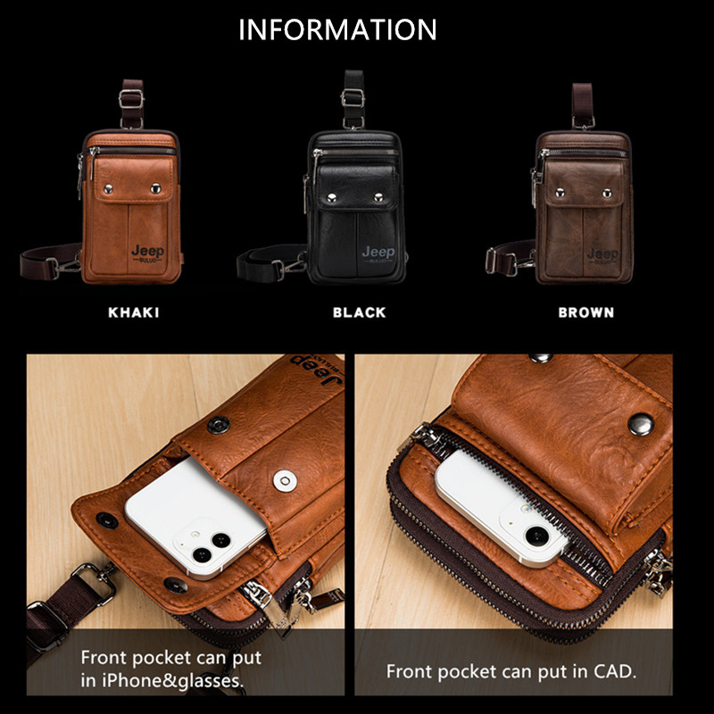 JEEP BULUO Küçük Çok fonksiyon - Fashion Harness Men incelemesi ve fiyatı