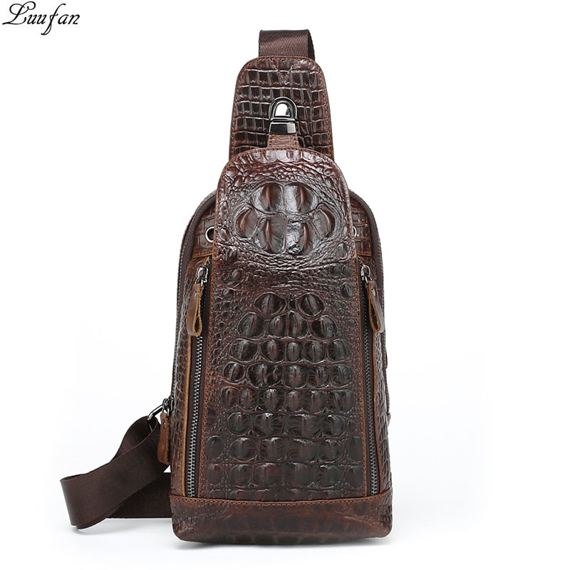 Luufan hakiki deri erkek göğüs - Fashion Harness Men incelemesi ve fiyatı
